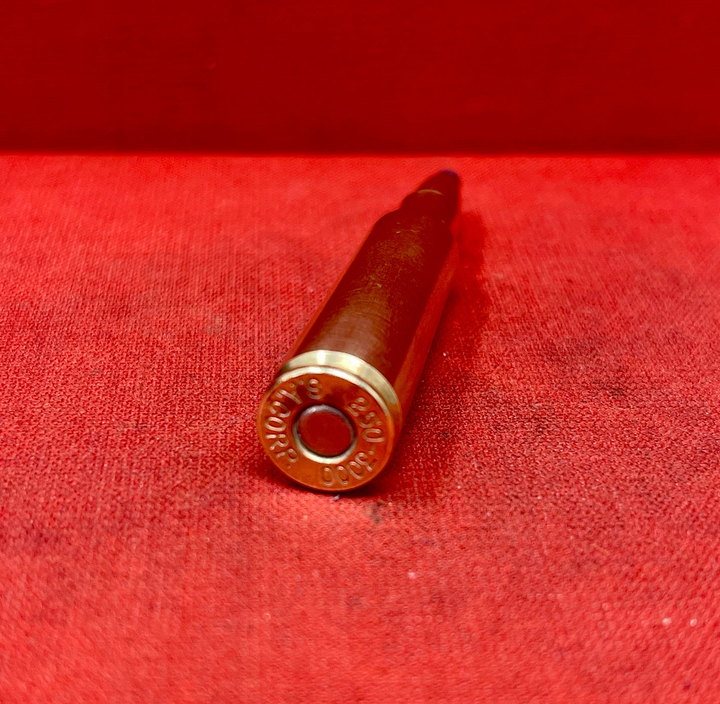 Discover the INERT SA Corp .250-3000 Cartridge – a realistic, non-functional replica ideal for training, instructional use, and ammunition collections.