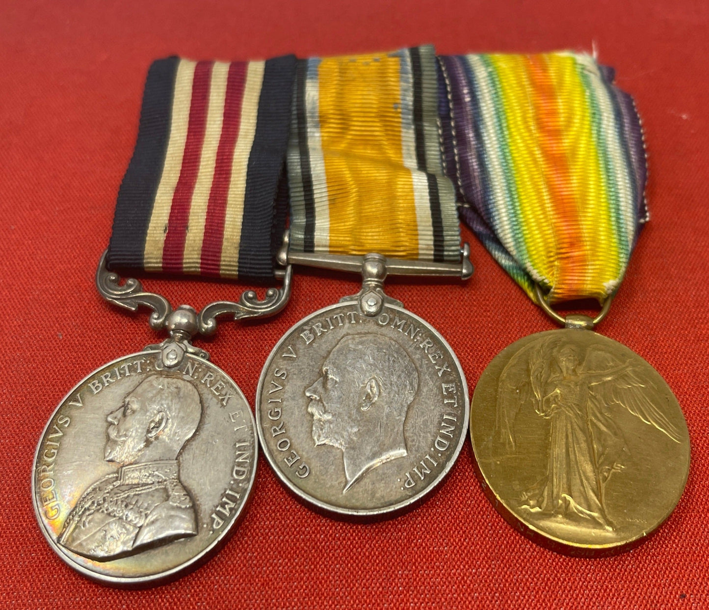 A Great War M.M.Trio Bmdr Osbourne. U Anti Aircraft Battery RGA