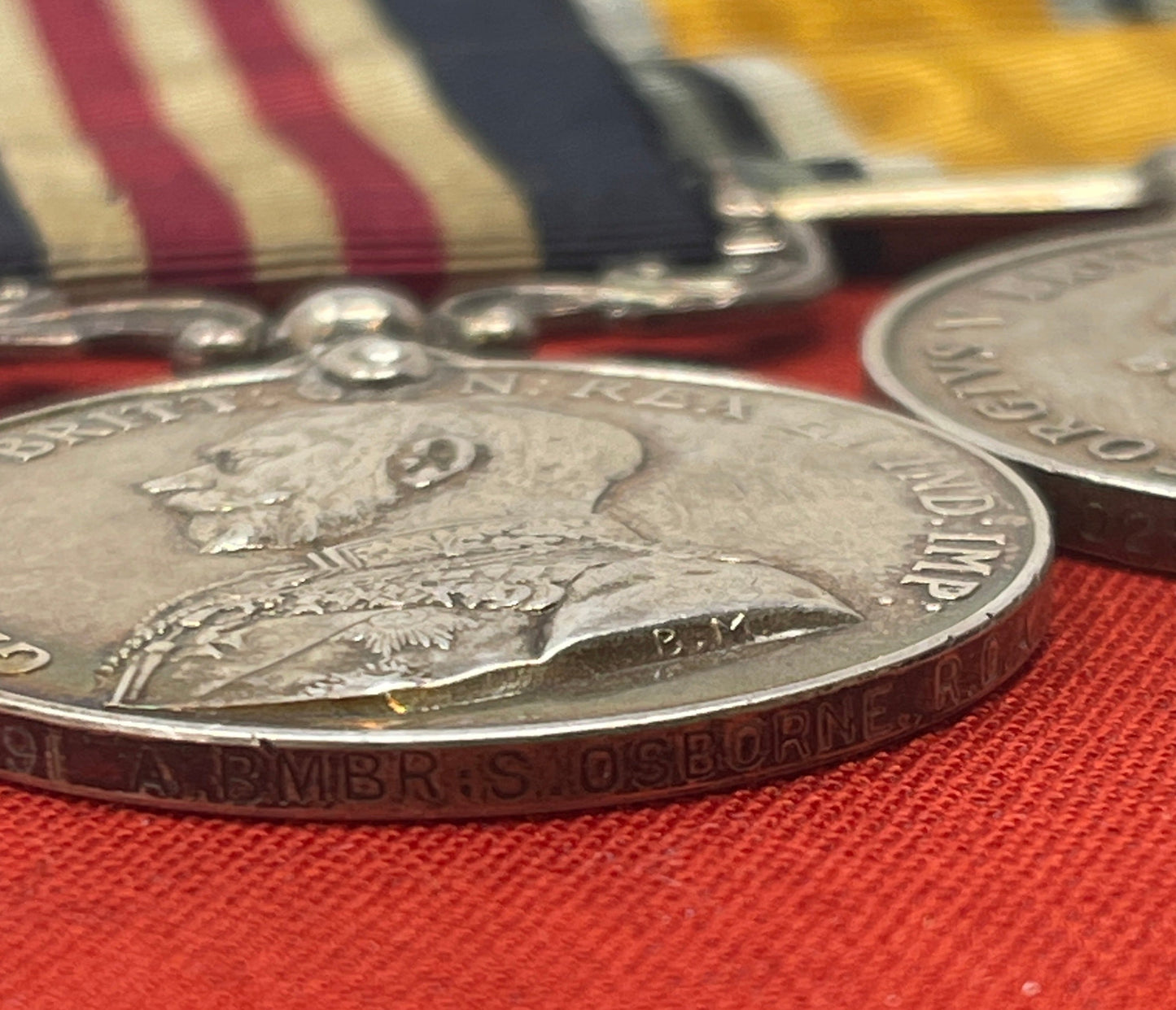A Great War M.M.Trio Bmdr Osbourne. U Anti Aircraft Battery RGA