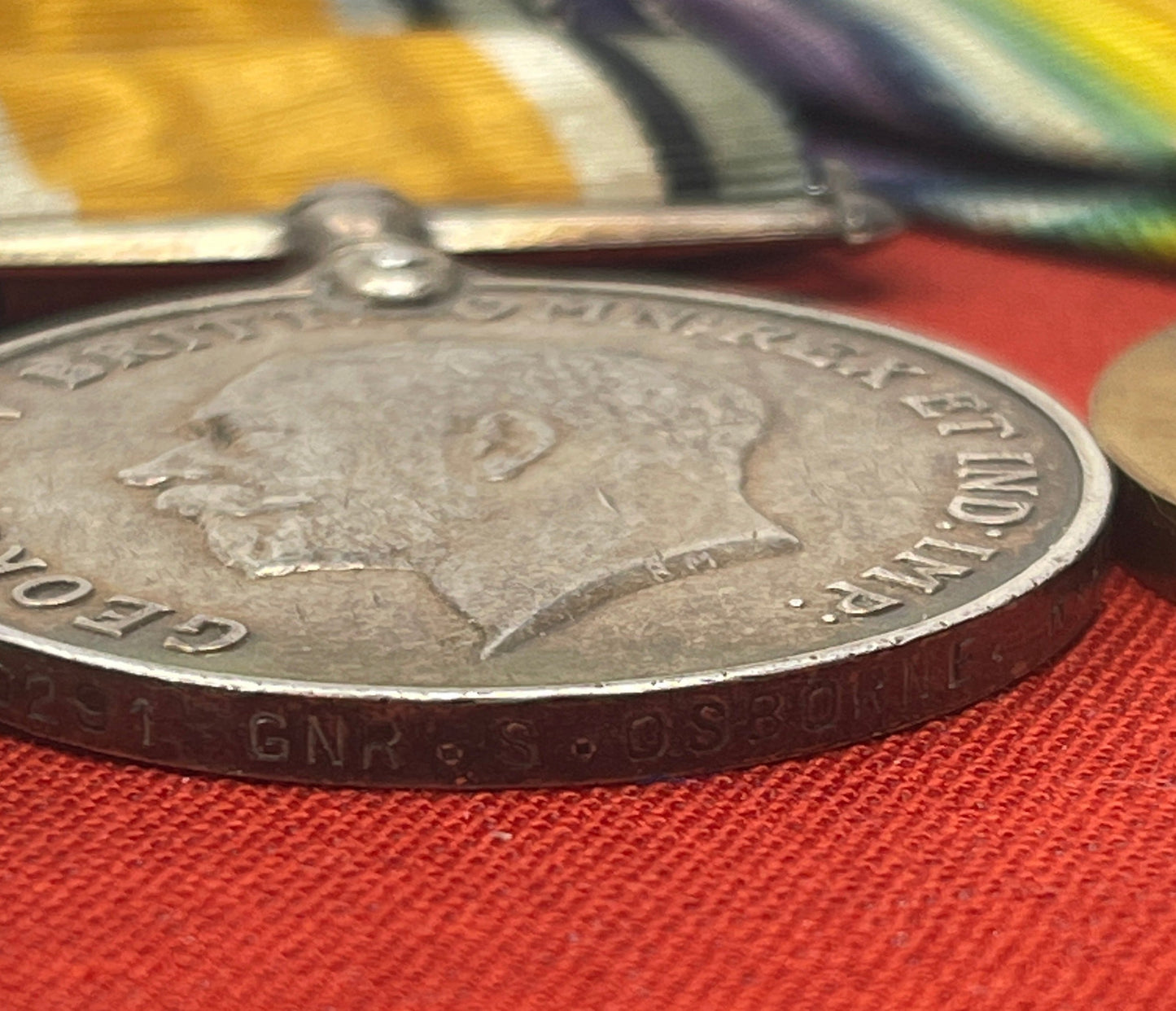 A Great War M.M.Trio Bmdr Osbourne. U Anti Aircraft Battery RGA