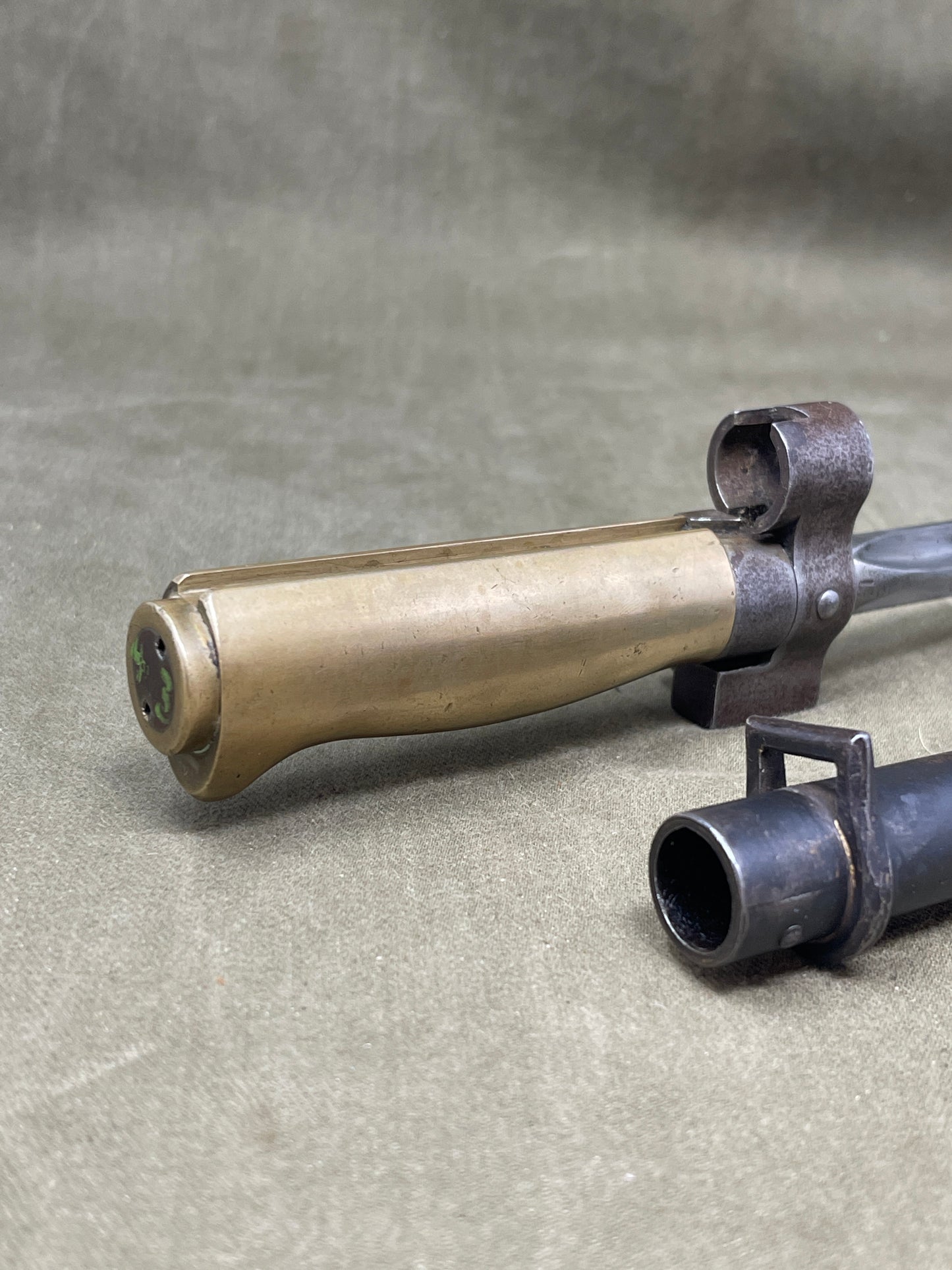 WW1, Original, French,’ Épée-Baïonnette Modèle 1886 Modifié 1915′ or Lebel M1886/15 Bayonet and Scabbard