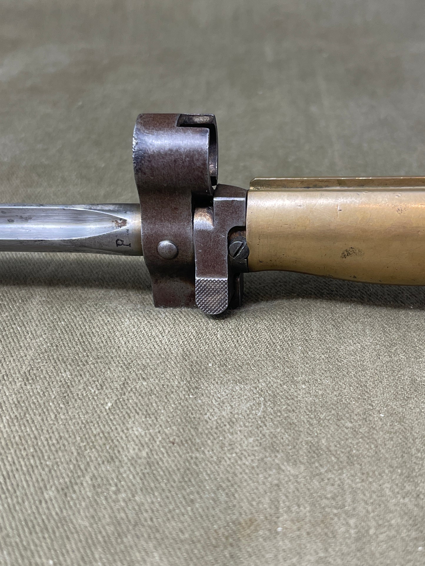 WW1, Original, French,’ Épée-Baïonnette Modèle 1886 Modifié 1915′ or Lebel M1886/15 Bayonet and Scabbard