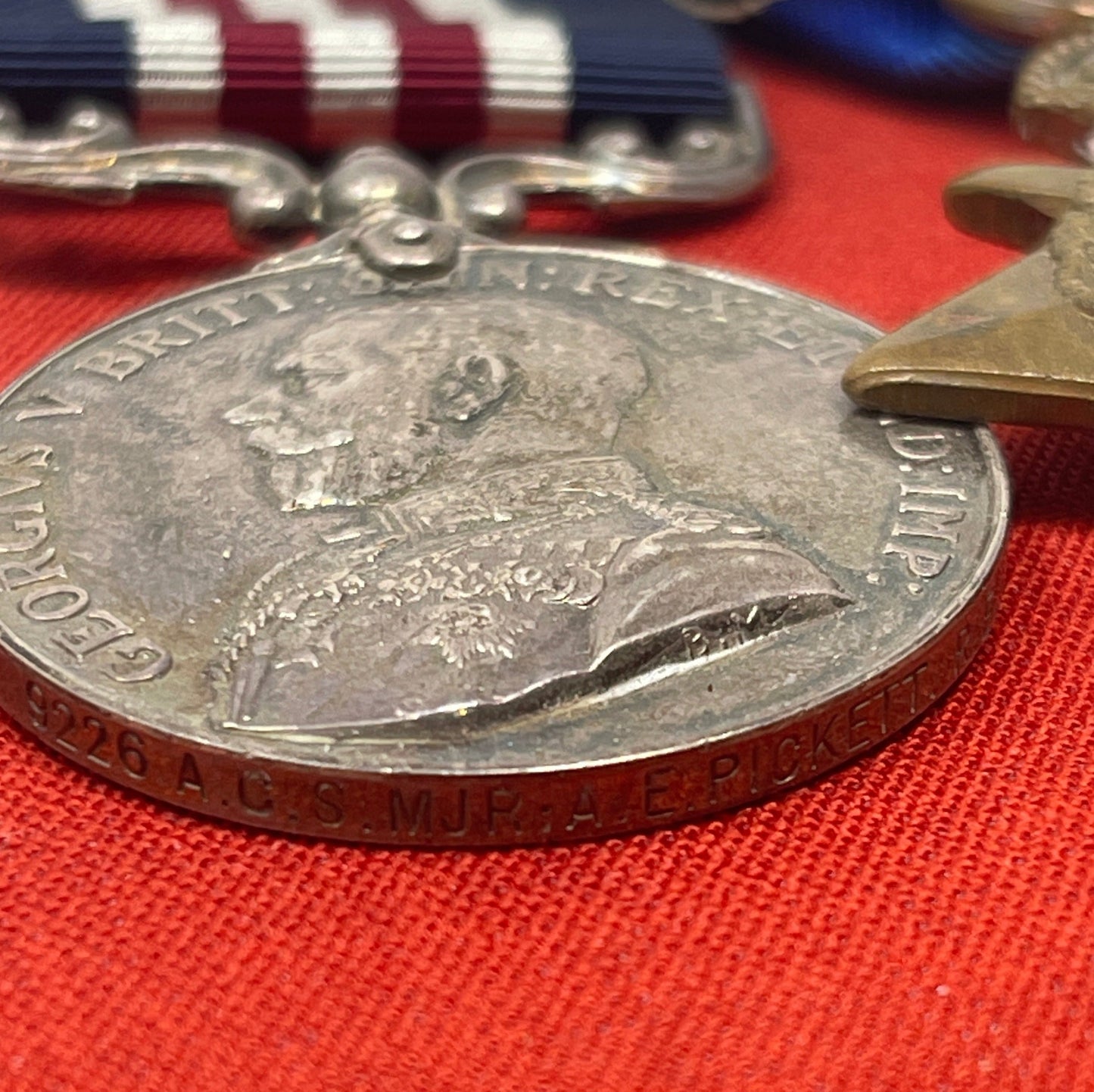 A Great War Military Medal Group T/WO2 9226 Albert E Pickett MM, RE