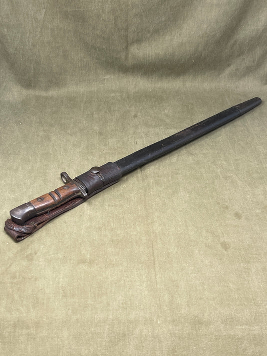 Original U.S. Army P14 M1913 Sword Bayonet – Remington January  1916 – Excellent Condition with LeatherFrog