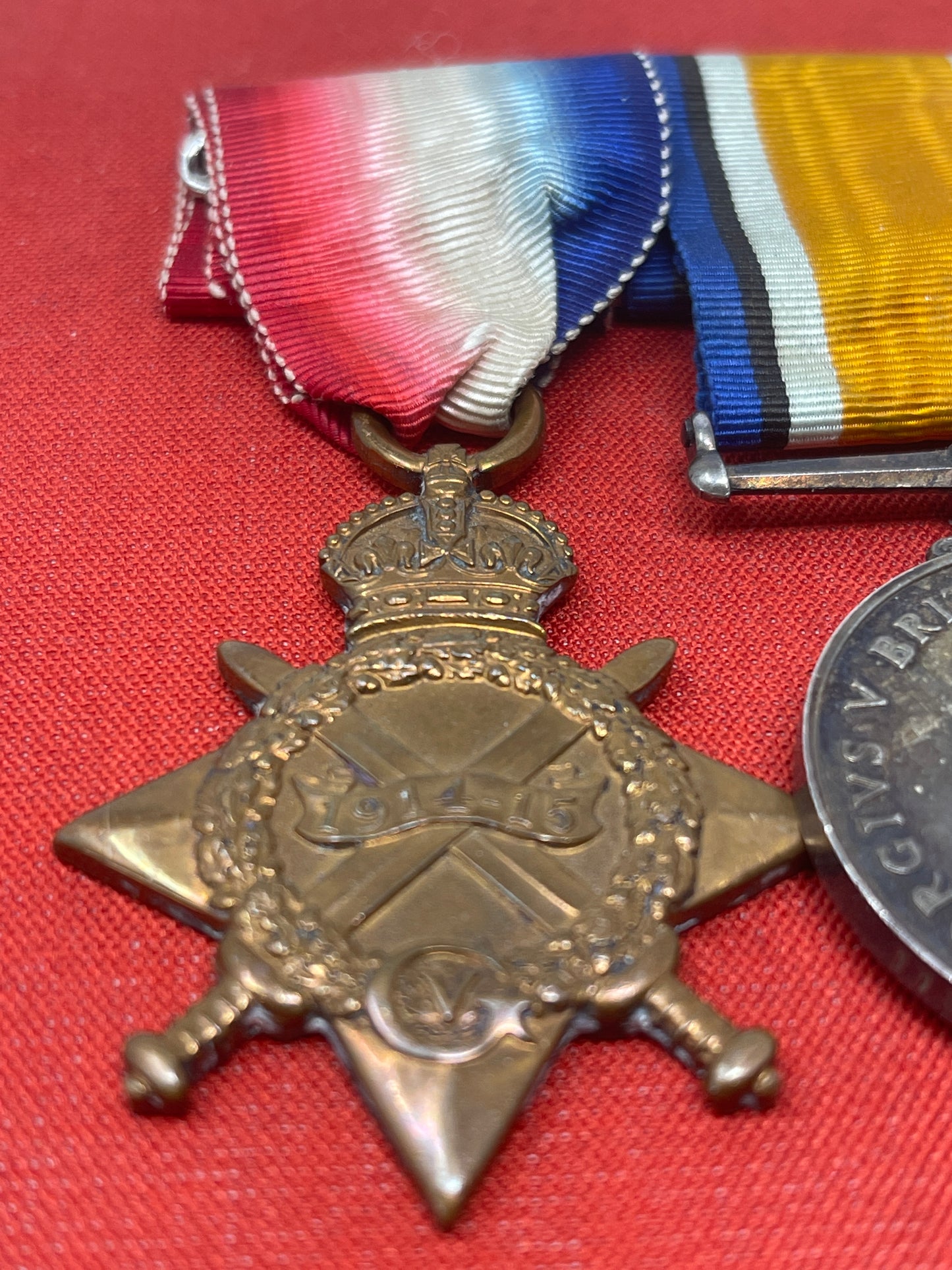 WW1 Trio RE British War Medal Victory Medal 1914-15 Star