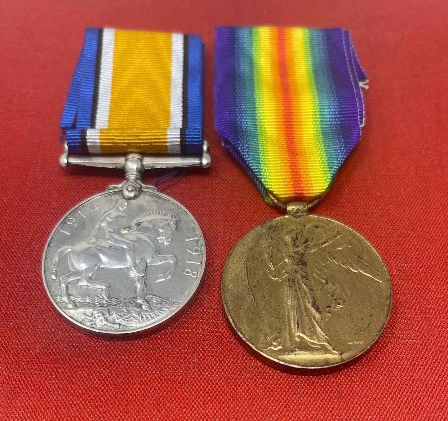 WW1 Pair To 129770A R A Brown Royal Navy Reserve
