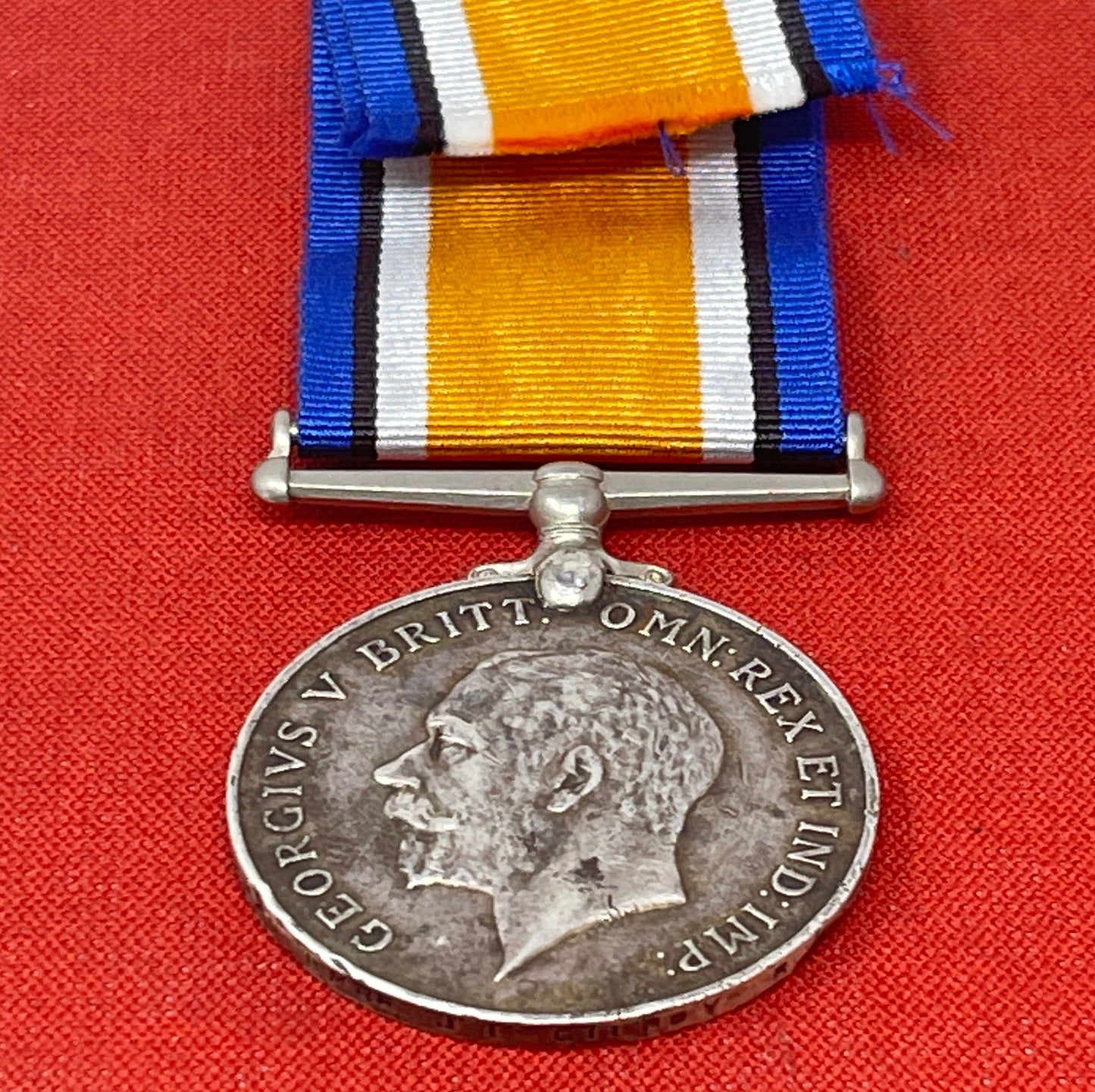 British War Medal Leicester Regiment Bmdr Gilroy