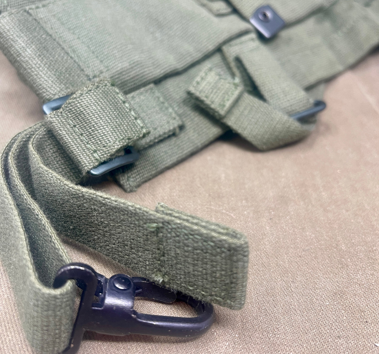 Original Excellent Condition British 1958 Pattern Webbing Poncho Roll – Authentic Military Gear