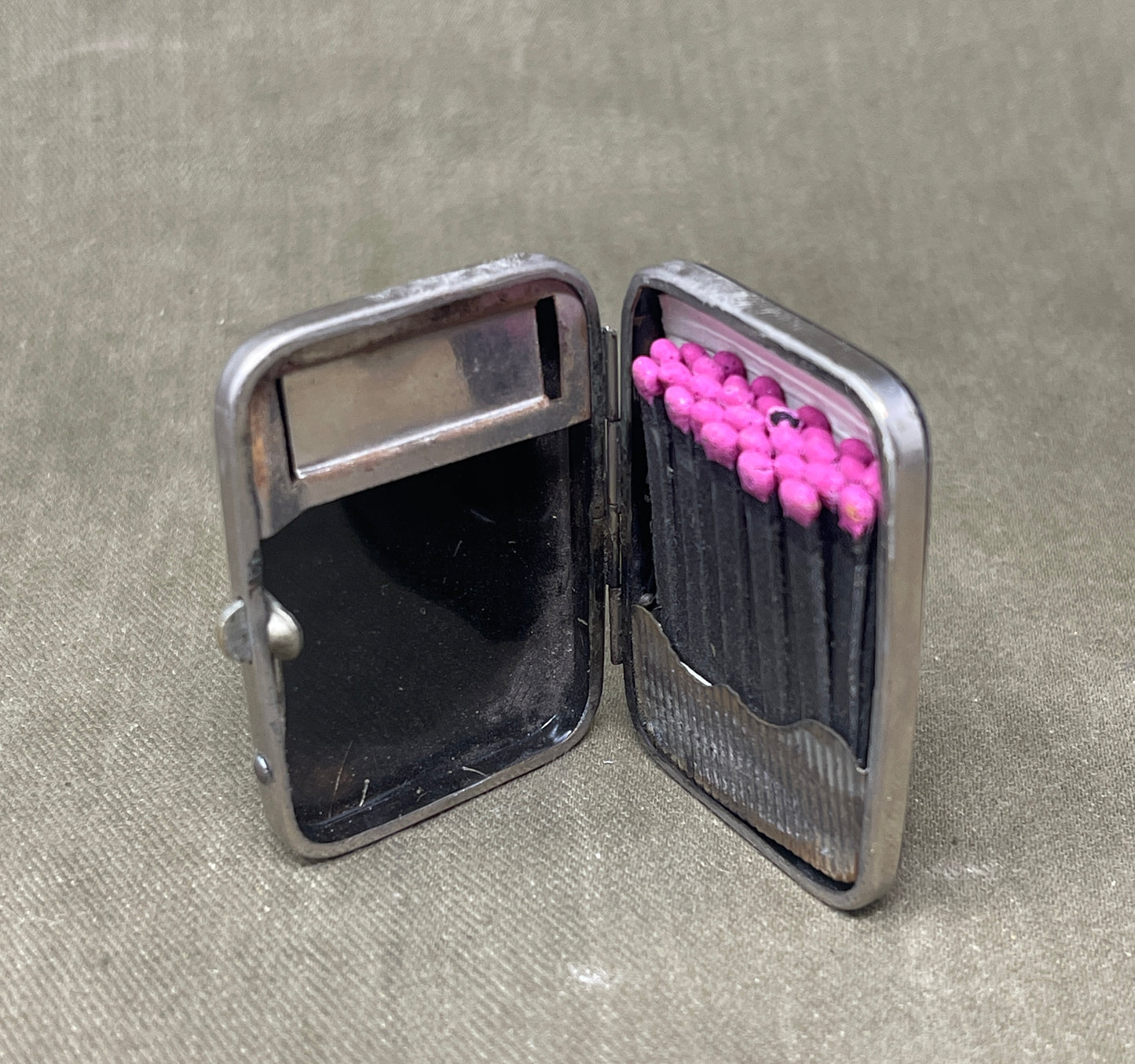 Vintage Brass, Aluminum & EPSN Match Holders – Antique Selection