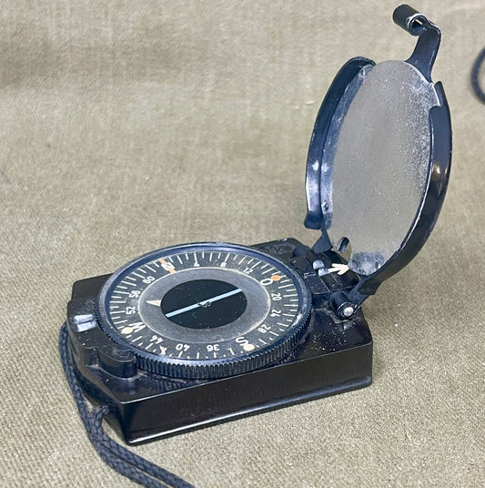 WW2 German Wehrmacht Bakelite Marching Compass – Marked CLK