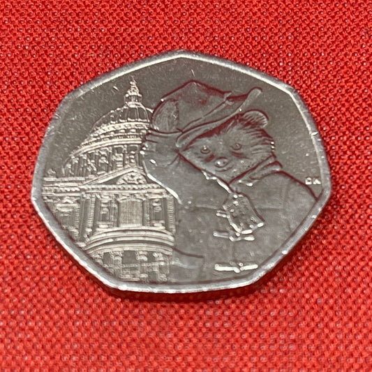 Paddington Bear at St.Pauls Cathedral Fifty Pence