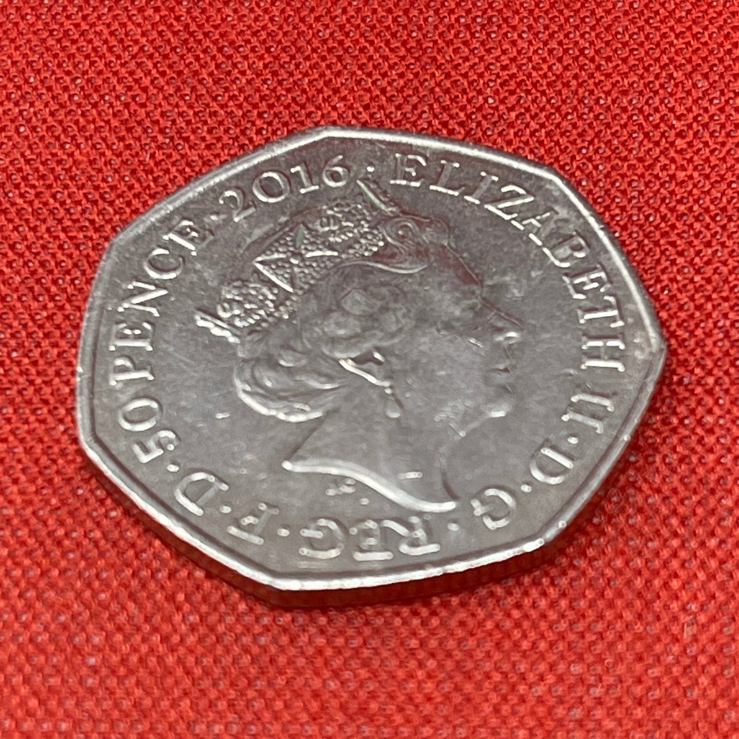 2016 Beatrix Potter 50p Coin Circulated