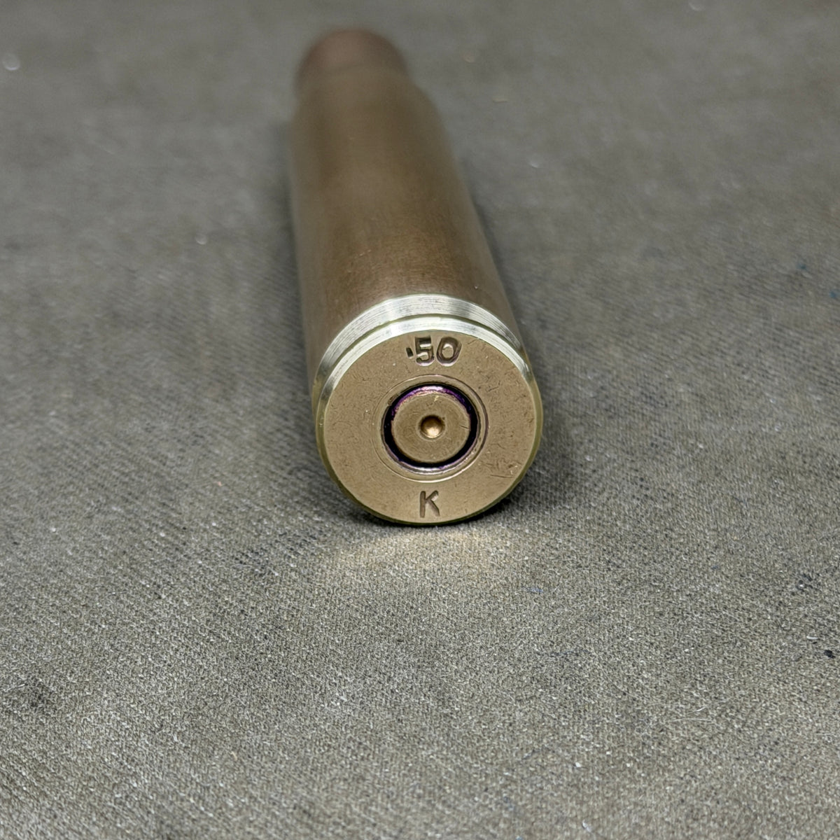British Kynoch .50 BMG (12.7×99mm) Empty Brass Cartridge Case – K .50 Headstamp