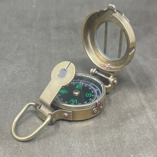WW1 British Officers Brass Compass by Stanley London