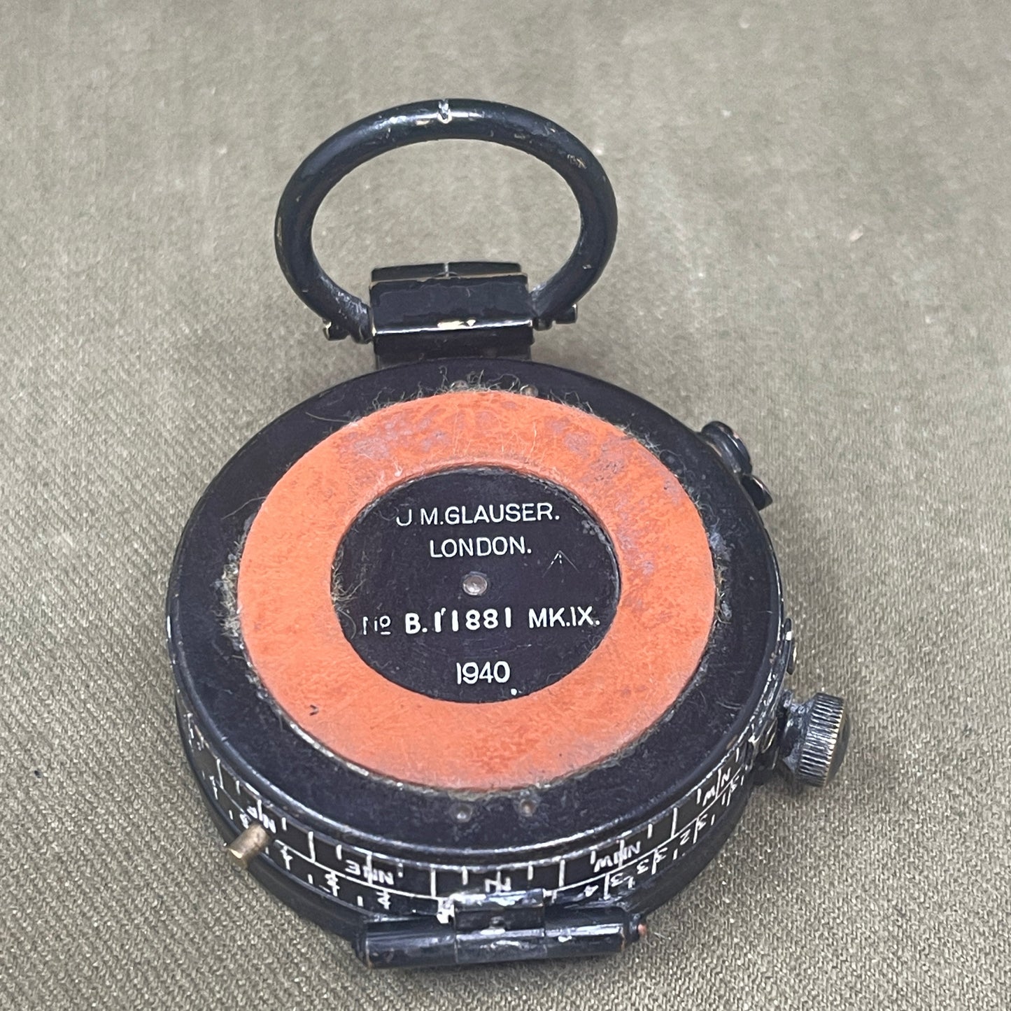 British Military Prismatic Compass Dated 1940