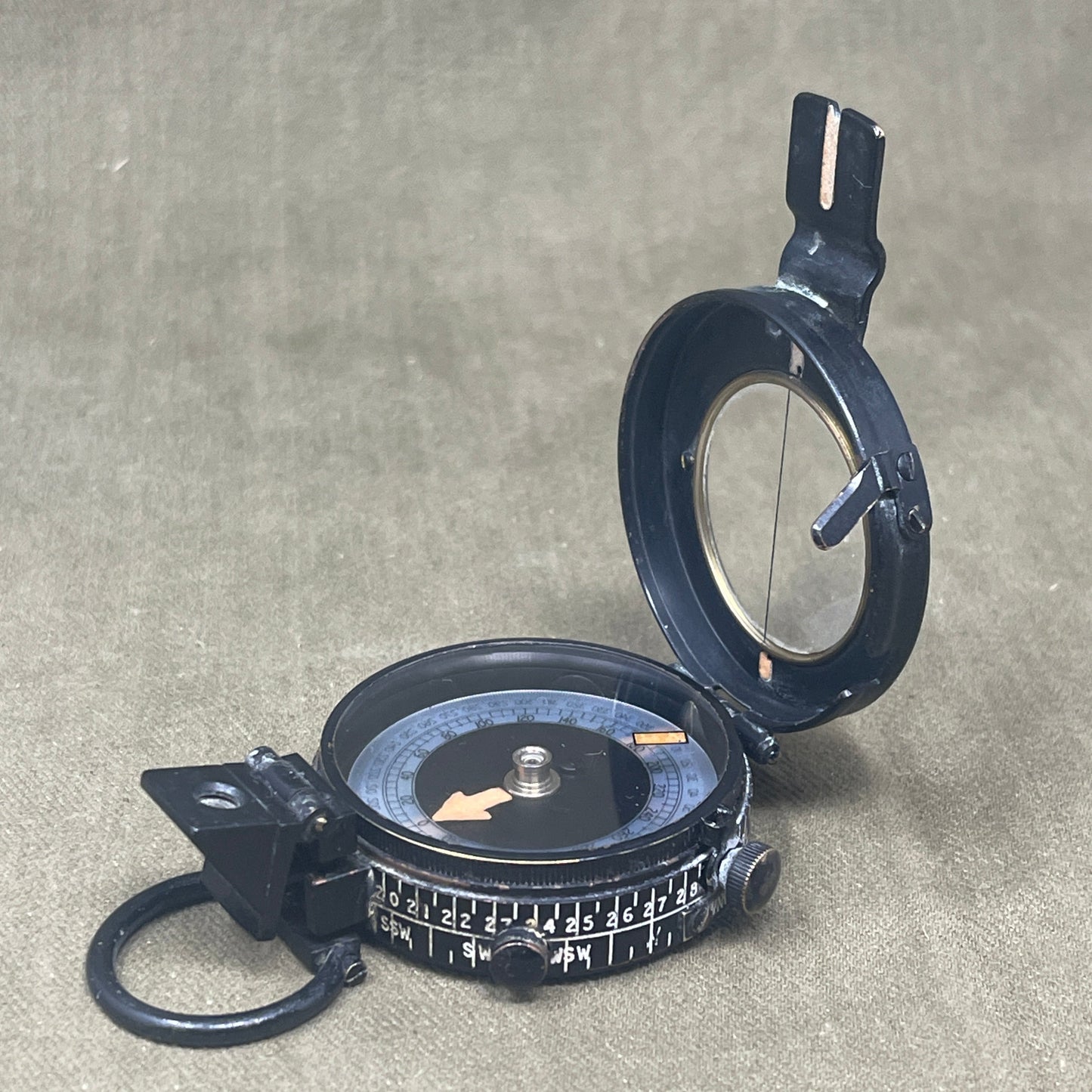 British Military Prismatic Compass Dated 1940