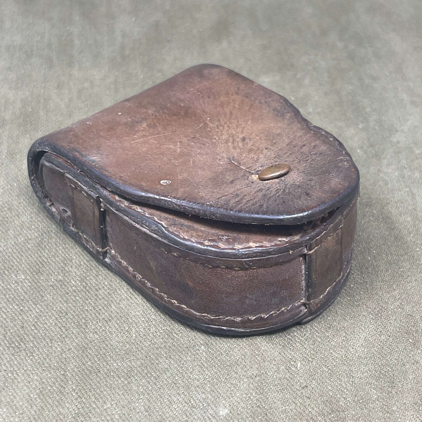 WWI British Military Compass by Short & Mason – With Original Leather Case