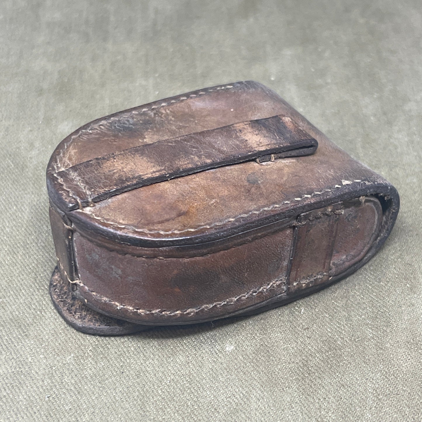 WWI British Military Compass by Short & Mason – With Original Leather Case