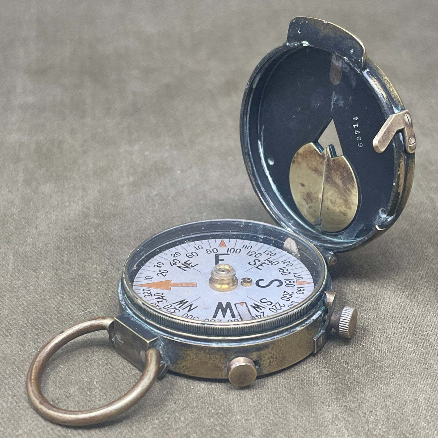 WWI US Army Military engineer Corps Compass