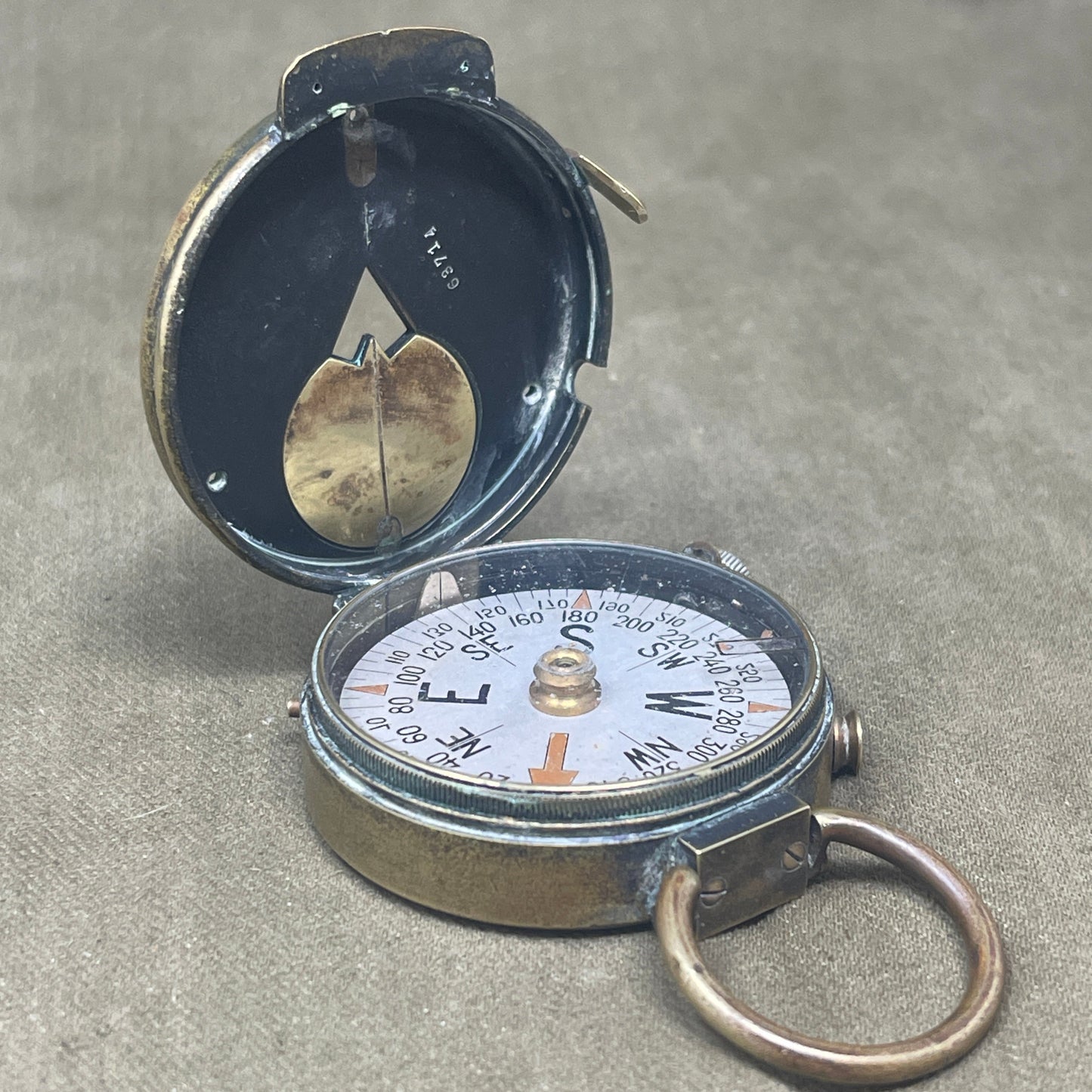 WWI US Army Military engineer Corps Compass