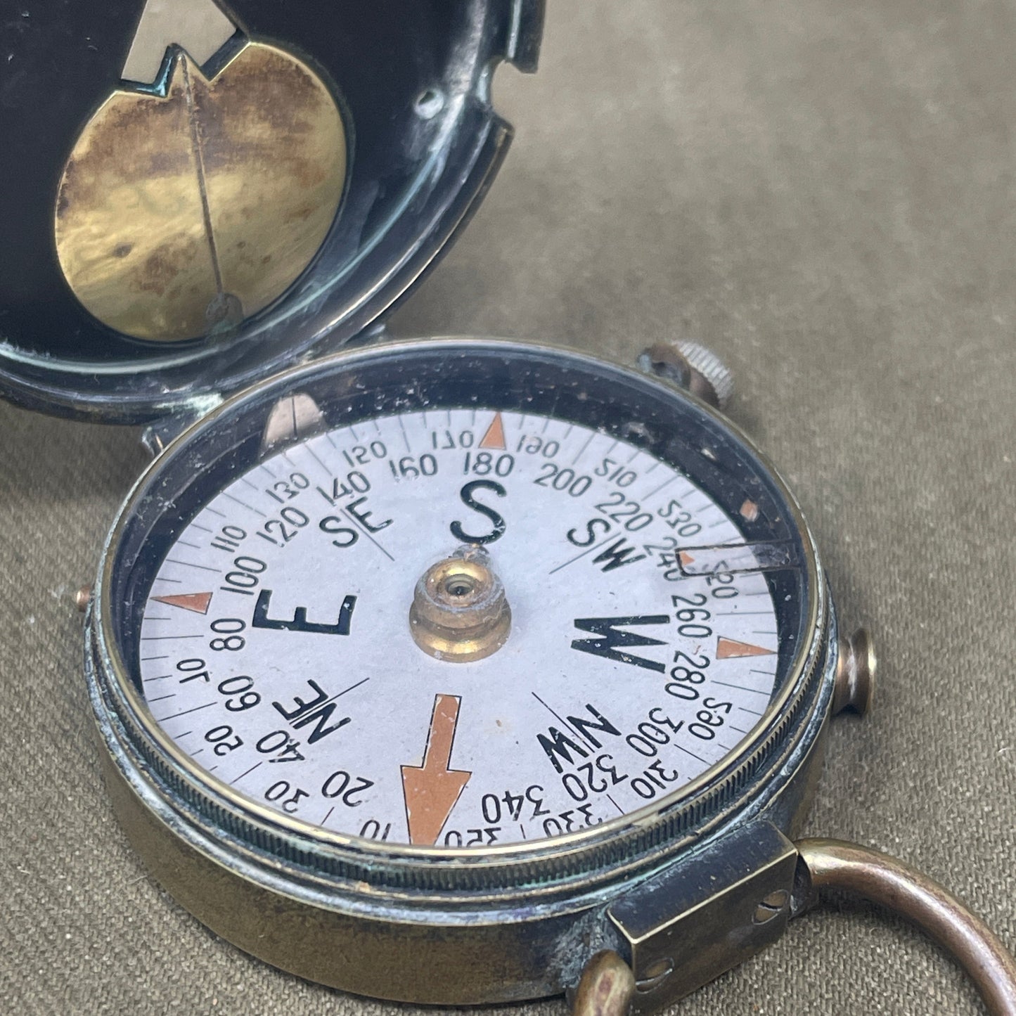 WWI US Army Military engineer Corps Compass