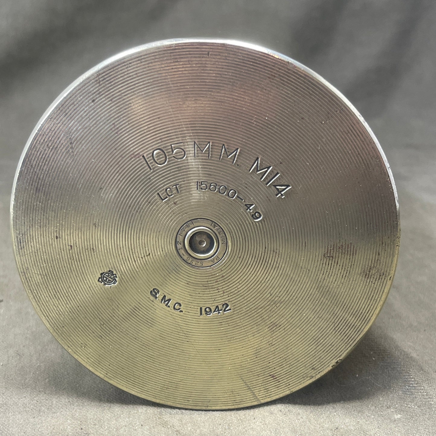 US 1942 Dated 105mm M14 S.M.C LOT 15600-49