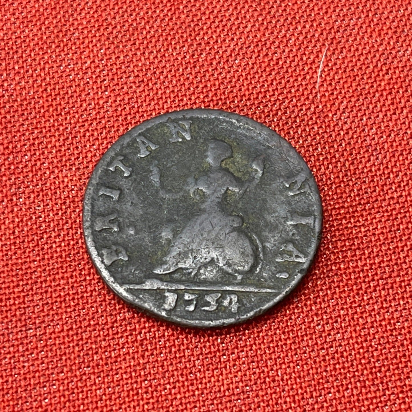 King George II Farthing 1754