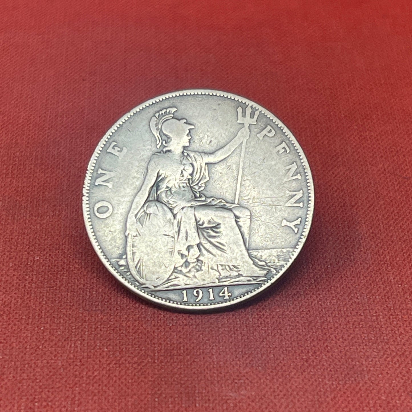 King George V One Penny Coins 1912-1936