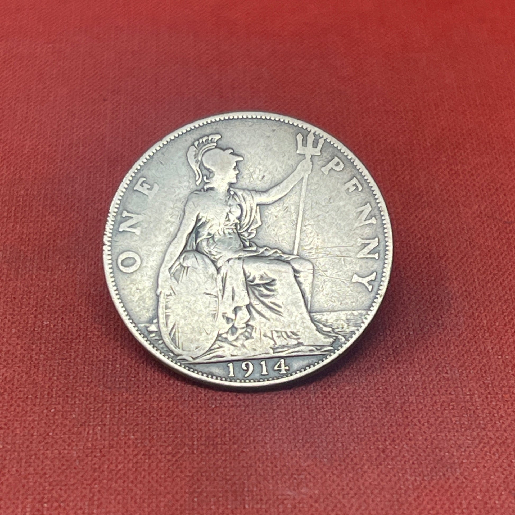 King George V One Penny Coins 1912-1936