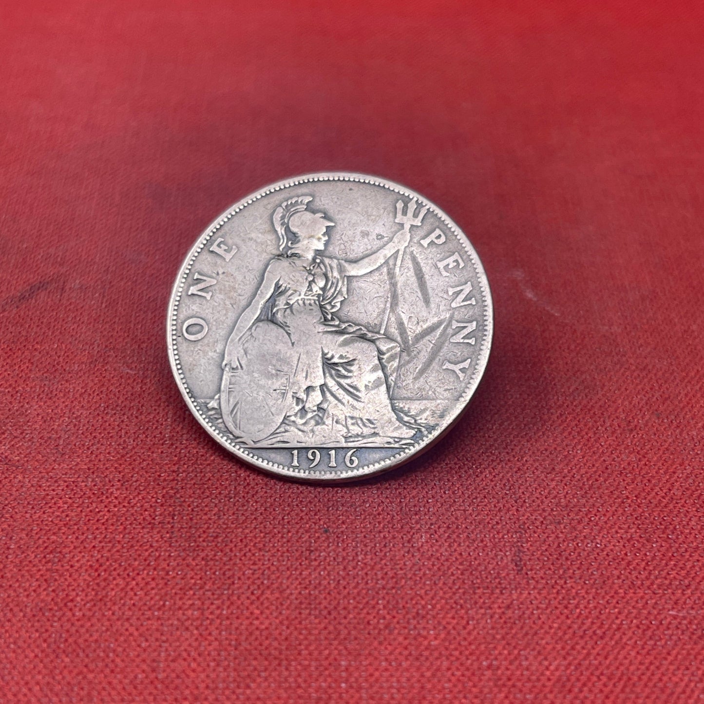 King George V One Penny Coins 1912-1936