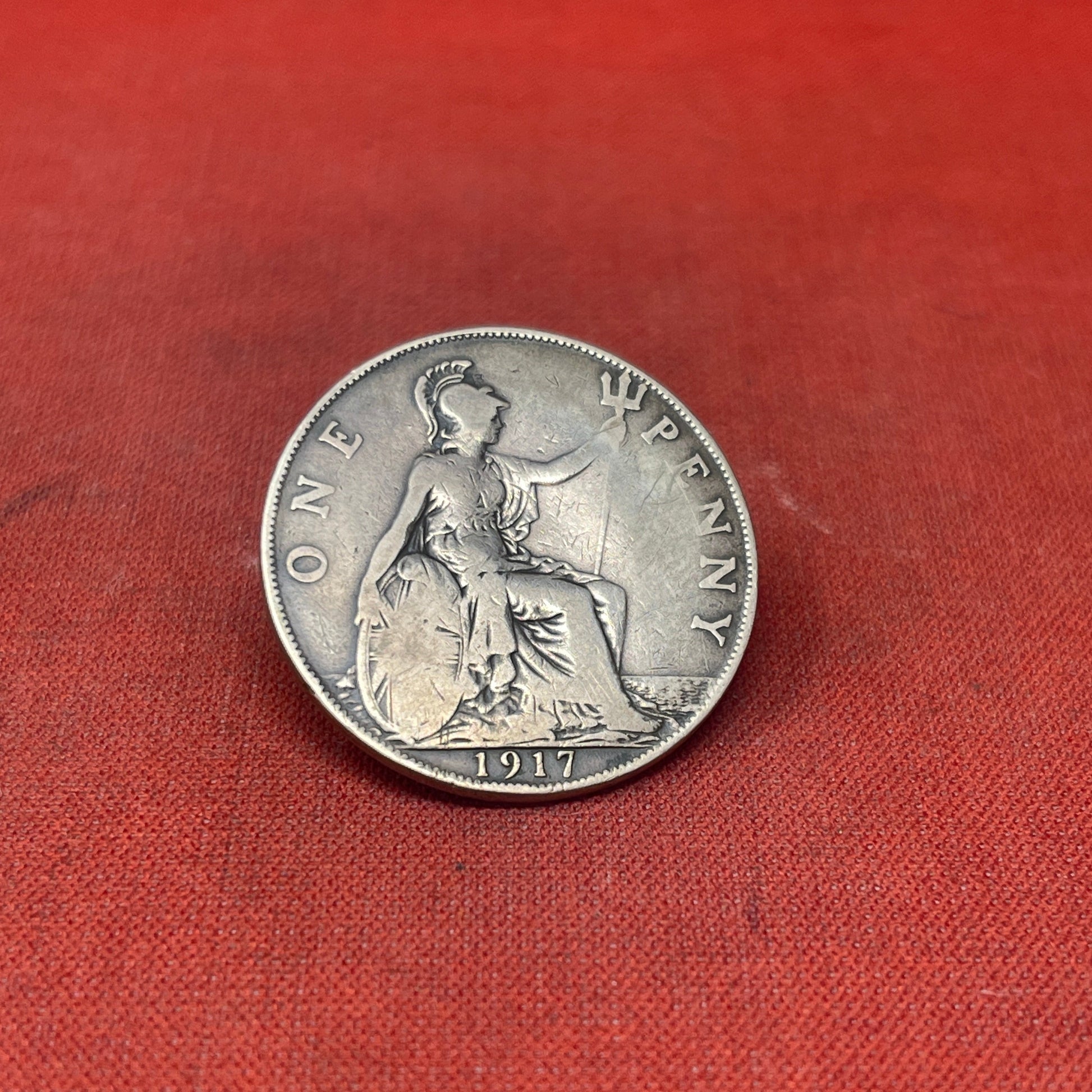 King George V One Penny Coins 1912-1936
