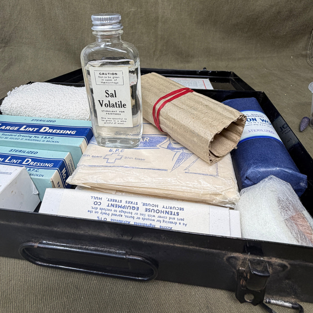Vintage Stenhouse Equipment Hull Public Service Vehicle First Aid Outfit – Complete Kit