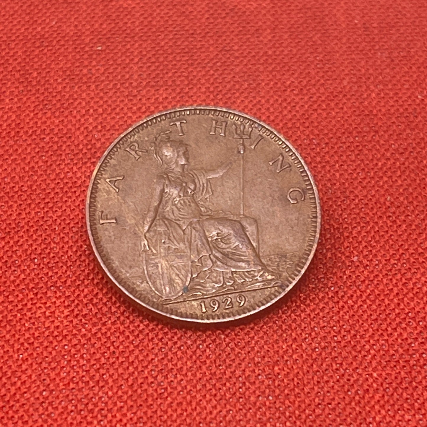 King George V Farthing 1929