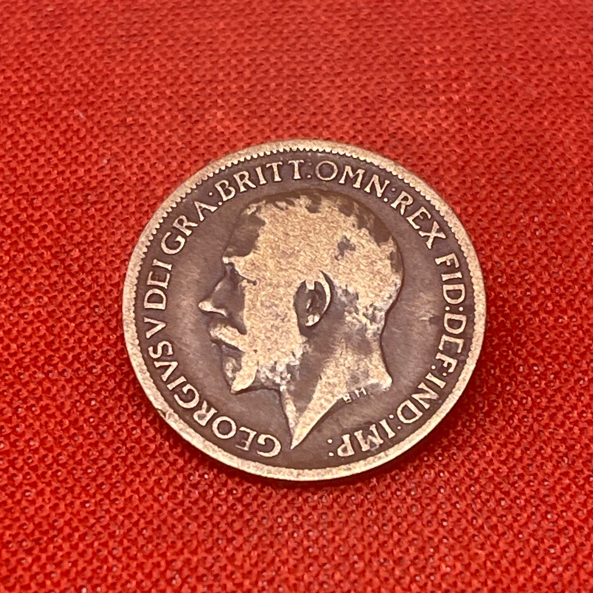King George V Farthing 1917