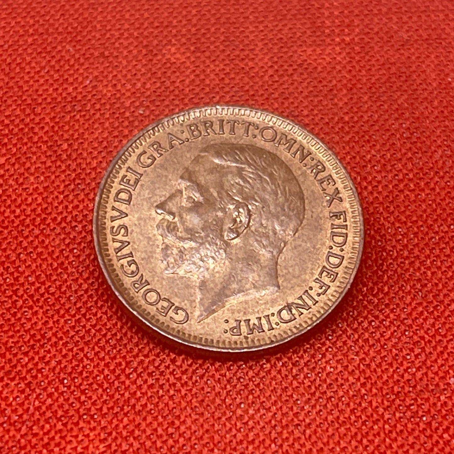 King George V Farthing 1928