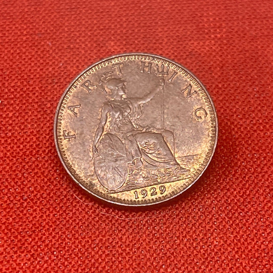 King George V Farthing 1929