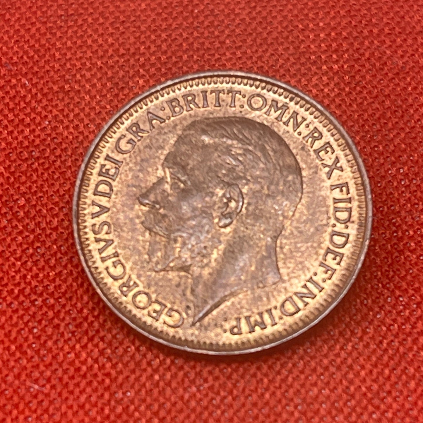 King George V Farthing 1928