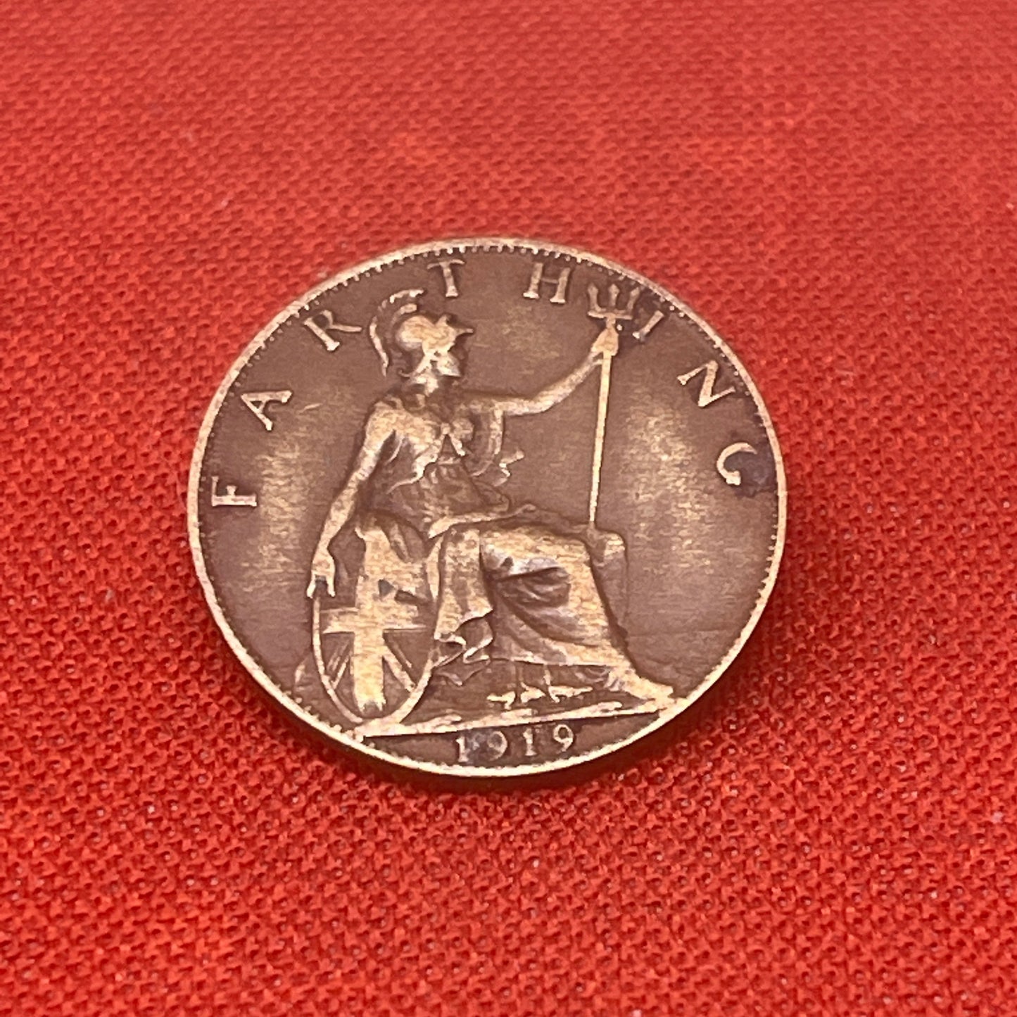 King George V Farthing 1919