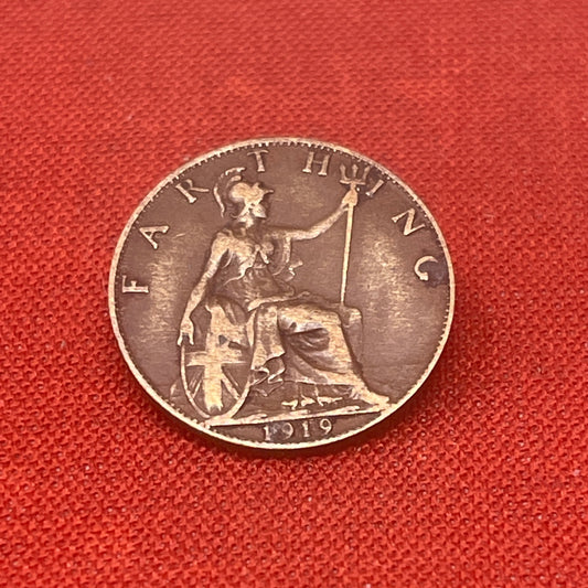 King George V Farthing 1919