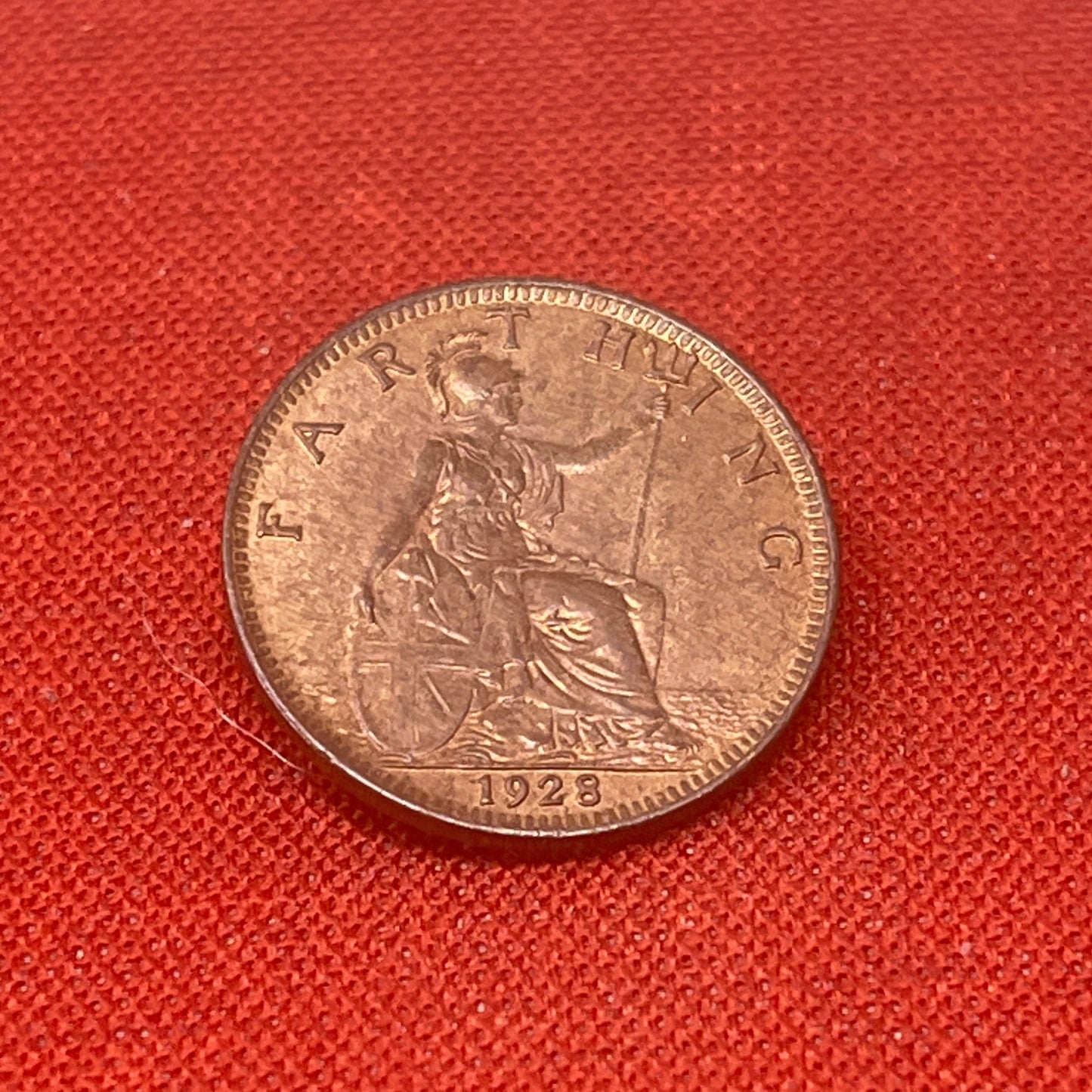 King George V Farthing 1928