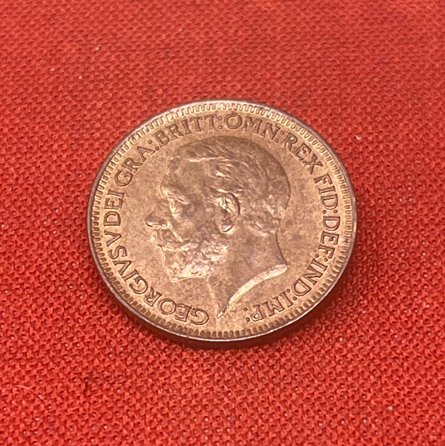 King George V Farthing 1928
