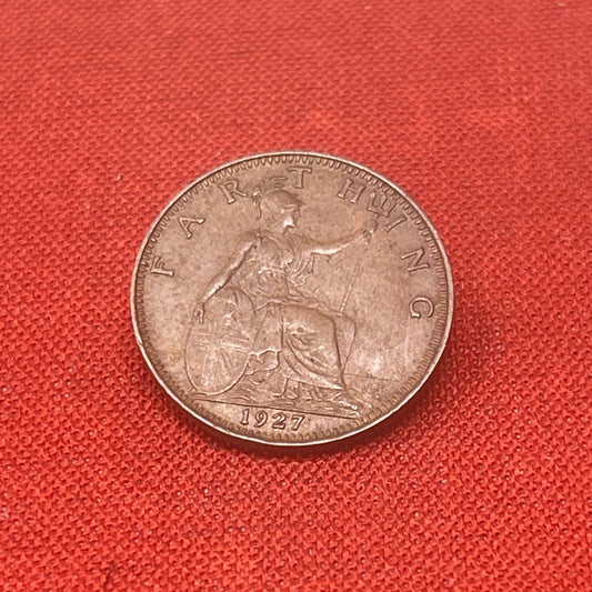 King George V Farthing 1927