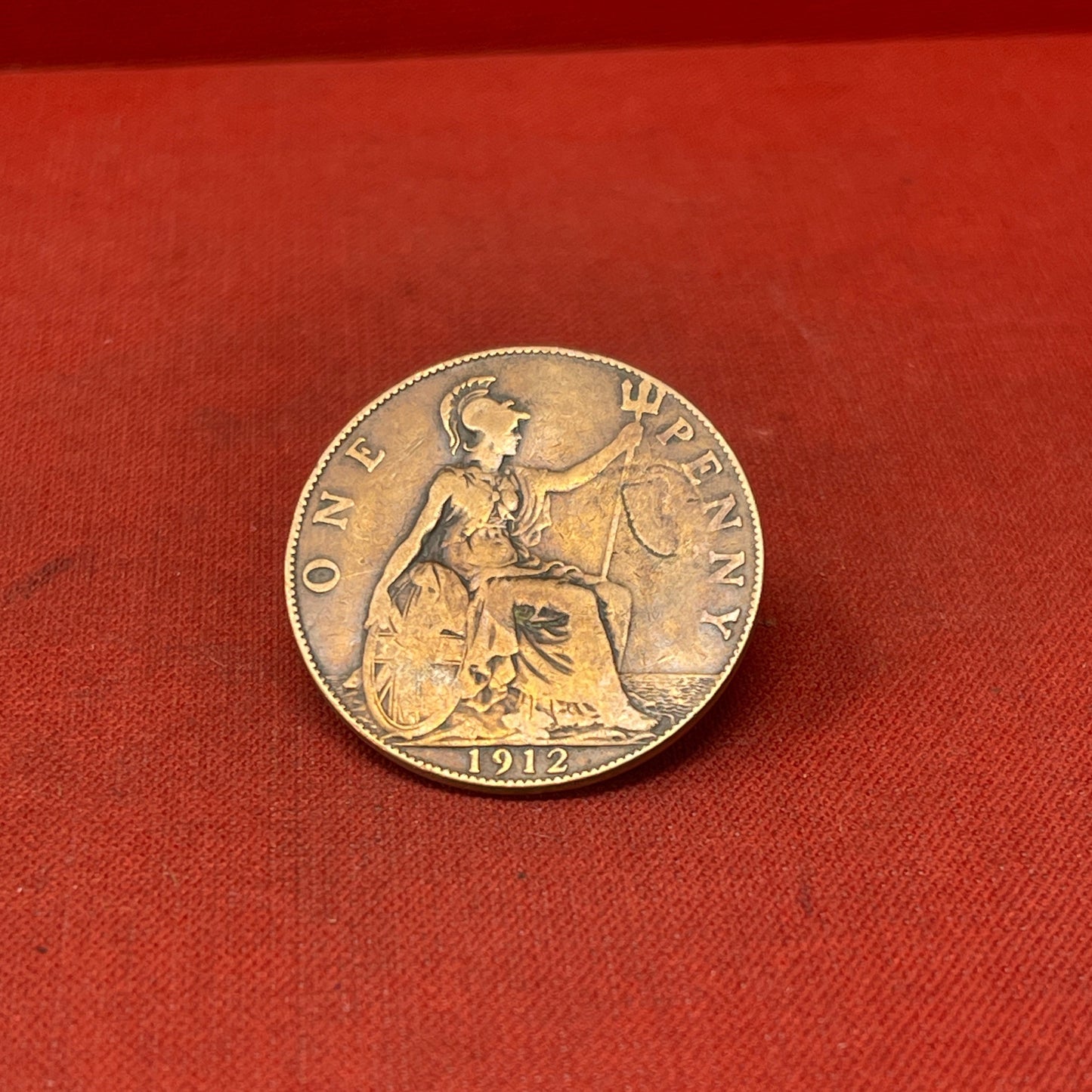 King George V One Penny Coins 1912-1936