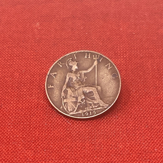 King George V Farthing 1915