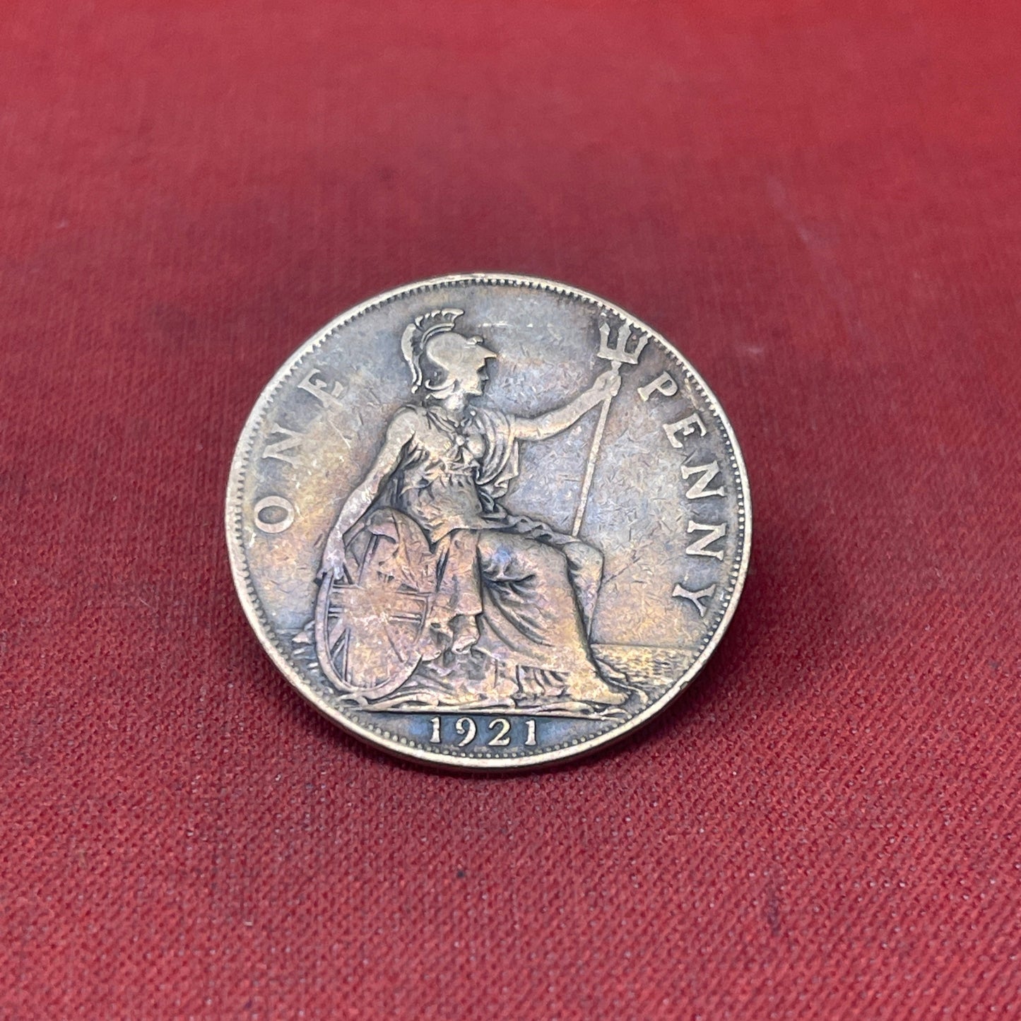King George V One Penny Coins 1912-1936