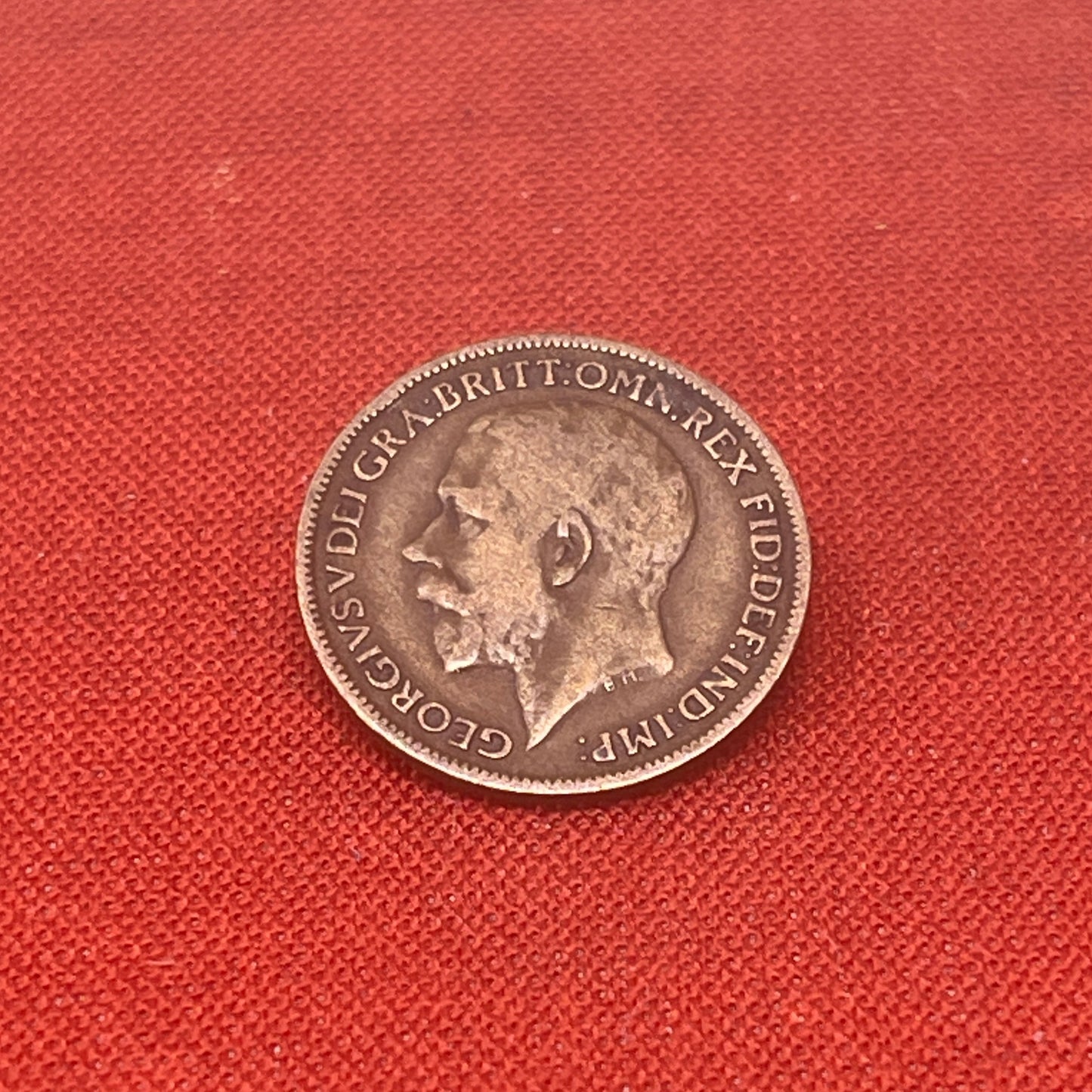 King George V Farthing 1915