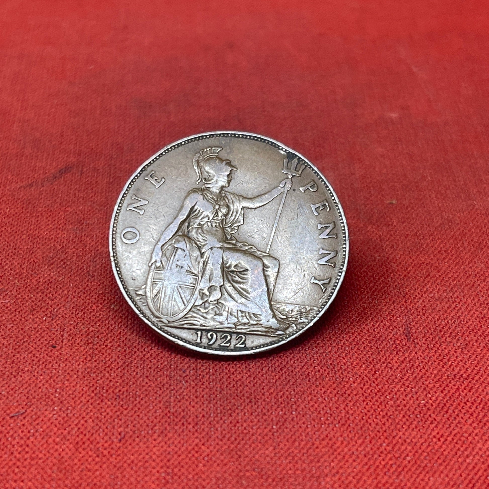 King George V One Penny Coins 1912-1936