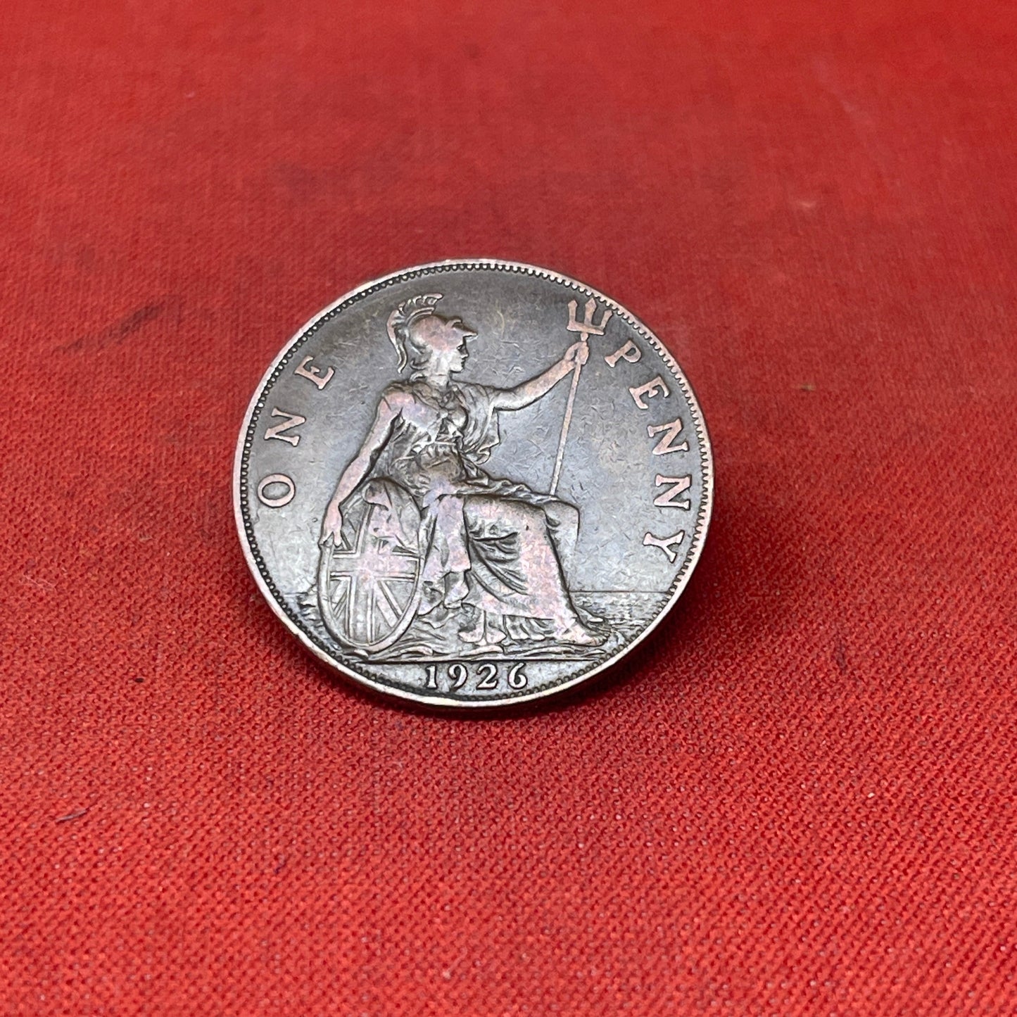King George V One Penny Coins 1912-1936