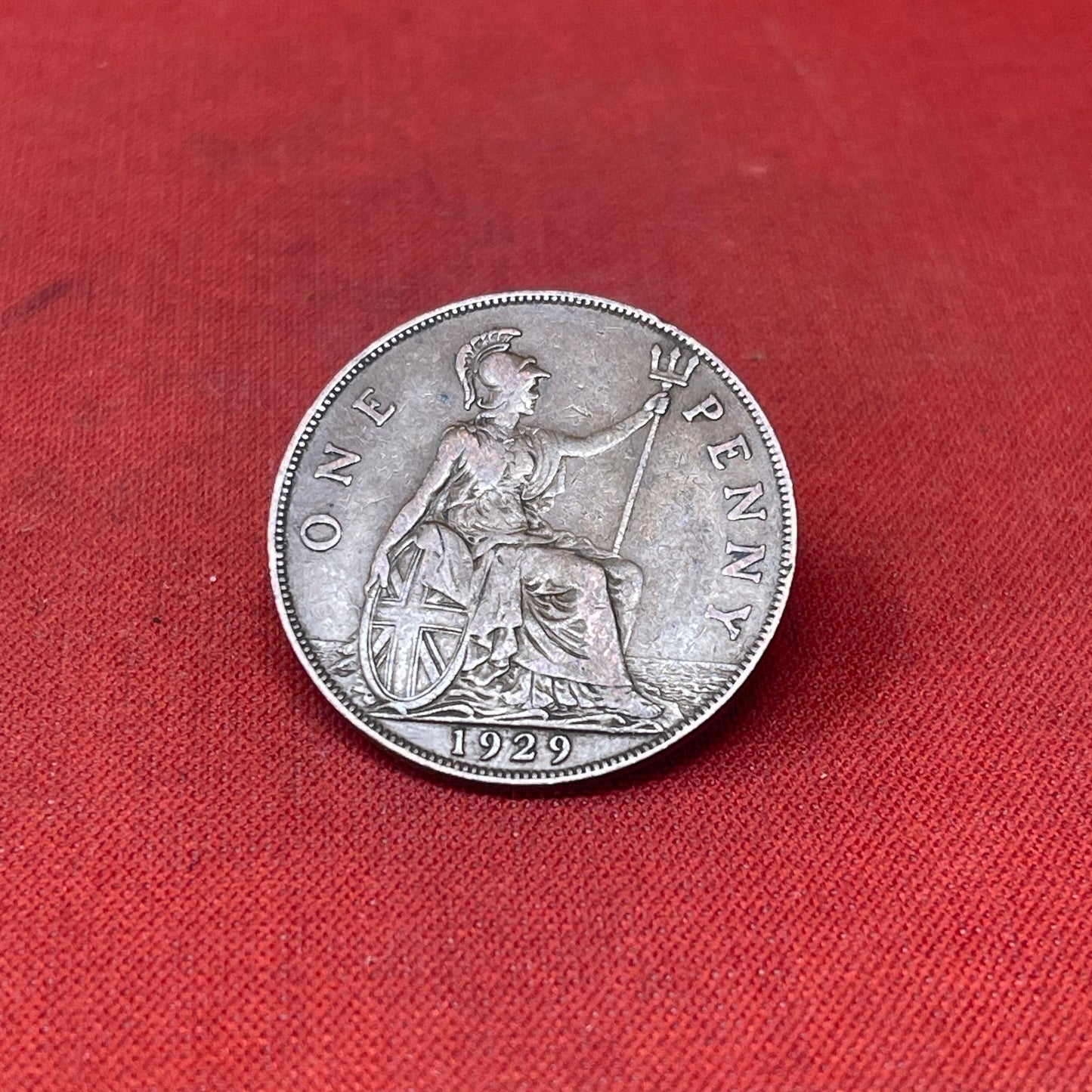 King George V One Penny Coins 1912-1936