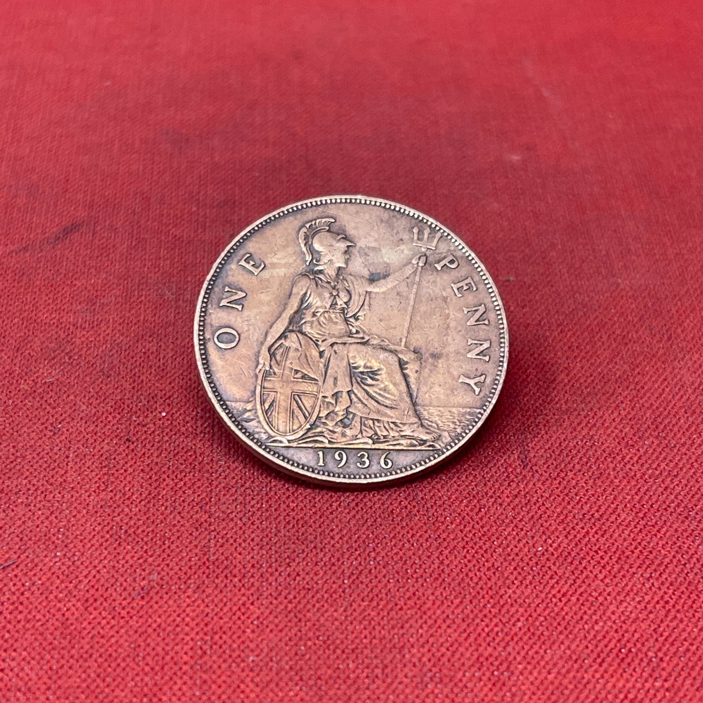 King George V One Penny Coins 1912-1936